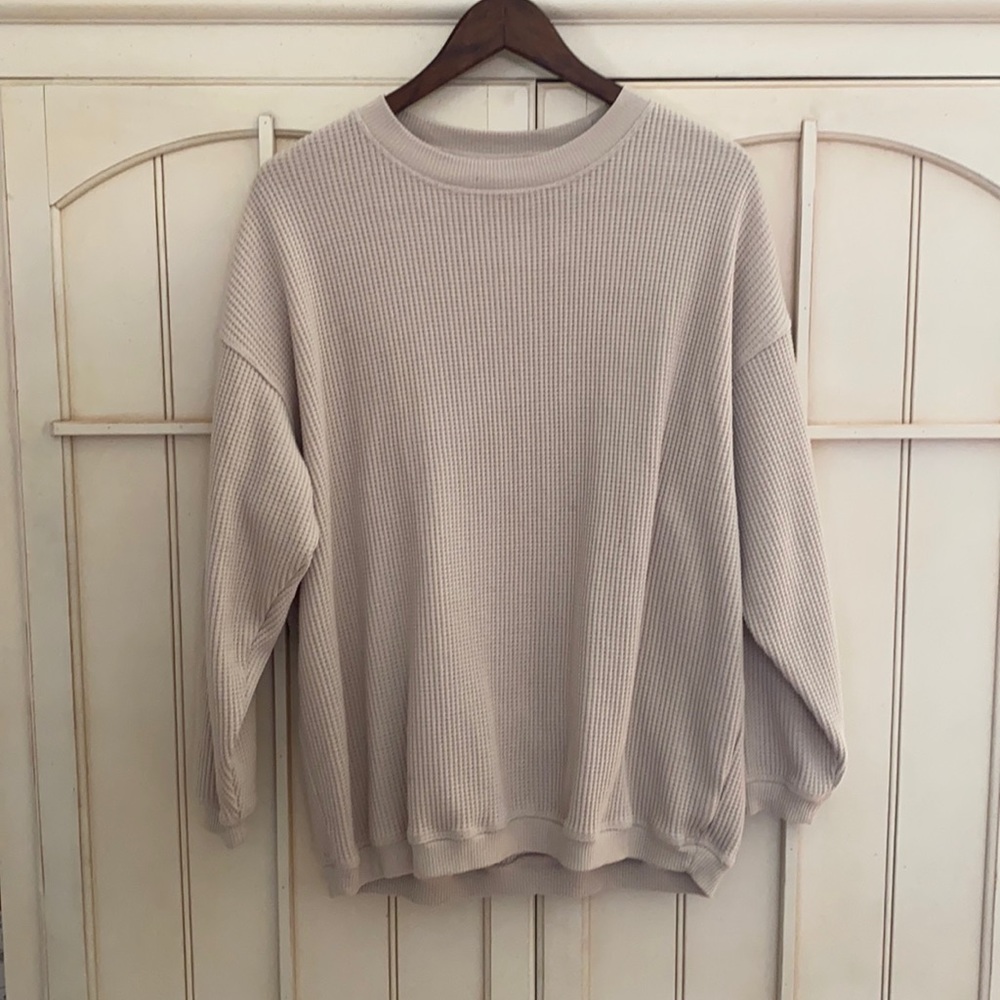 Aerie waffle knit top